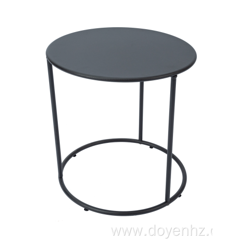 Metal Round Nesting Side Table Set of 2